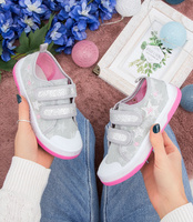 Trampki dziecięce Lano FG09 Szare