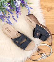 Klapki damskie Inblu GL-52 Granatowe