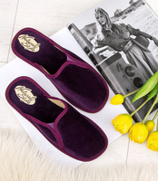 Kapcie damskie Natural Style NS-035 Śliwkowe