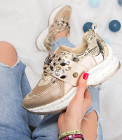 Buty sportowe Foreverfolie BL272 Złote