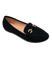 Mokasyny damskie Abloom 9988-156 Czarne