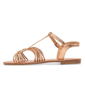 Sandałki damskie Abloom SY793 Szampańskie