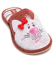 Kapcie damskie Natural Style NS-226 Brązowe