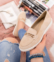 Mokasyny damskie Sixth Sens 888-161 Beżowe