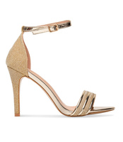 Sandałki damskie Laura Mode J-28 Złote