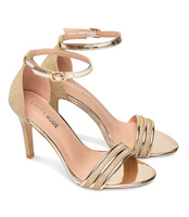 Sandałki damskie Laura Mode J-28 Złote