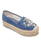Espadryle damskie Sixth Sens 888-60 Niebieskie