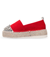 Espadryle damskie Bestelle L184 Czerwone