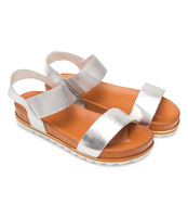 Sandałki damskie Bello Star WS18 Srebrne