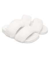 Klapki damskie Queen Vivi 98-35 Białe