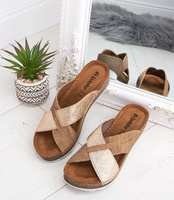 Klapki damskie Inblu GX-06 Brązowe