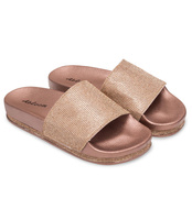 Klapki damskie Abloom 8050 Szampańskie