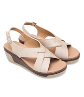 Sandałki damskie Skotnicki S-3-6030 Beżowe