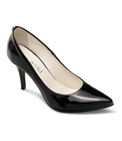 Czółenka damskie Lewski 2333 Czarne