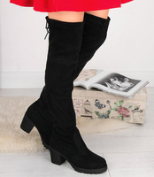 Kozaki damskie Sixth Sens F162 Czarne