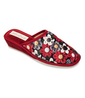 Kapcie damskie Natural Style NS-066 Bordowe