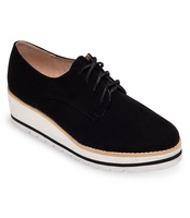 Półbuty damskie Laura Mode LM-029 Czarne