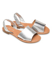 Sandałki damskie Abloom SY870 Srebrne