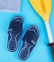 Klapki młodzieżowe basenowe Lano KL-3-6168-D2 Niebieskie