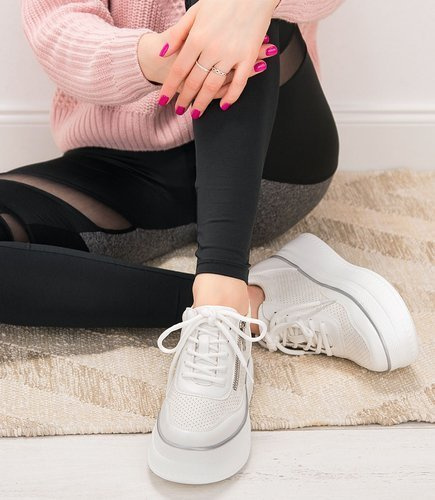 Buty sportowe damskie N/M HQ263 Białe