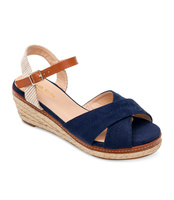 Sandałki damskie Sixth Sens FG11 Granatowe