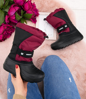 Śniegowce dziecięce Realpaks ETKSD-1 Bordowe