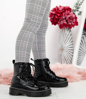 Glany dziewczęce N/M 19002-3G Czarne