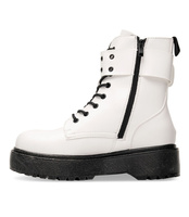 Glany damskie N/M KS-1257 Białe