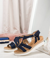 Sandałki damskie Super Mode 8674 Granatowe