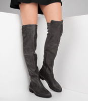 Kozaki damskie Laura Mode Y-020 Szare