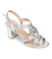 Sandałki damskie Laura Mode QL-118 Srebrne