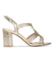 Sandałki damskie Laura Mode QL-118 Złote