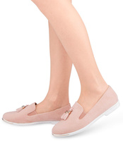 Balerinki damskie Miss Laura W-132 Różowe