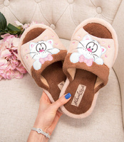 Kapcie damskie Natural Style NS-231 Beżowe