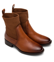 Botki damskie Skotnicki B-3-1351 Brązowe