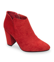 Botki damskie Ideal Shoes TX-2906 Czerwone