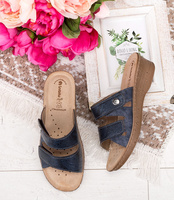 Klapki damskie Inblu 26-78 Granatowe