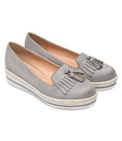 Mokasyny damskie Danic L7210 Szare