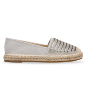 Espadryle damskie Ideal Shoes A-9259 Szare