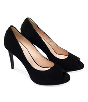 Czółenka damskie Laura Messi 1756 Czarne