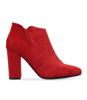 Botki damskie Ideal Shoes TX-2906 Czerwone