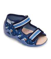 Sandałki dziecięce Befado 350P028 Granatowe