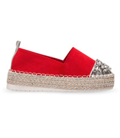 Espadryle damskie Bestelle L184 Czerwone