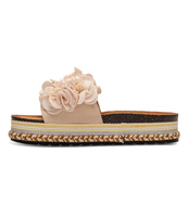 Klapki damskie Bestelle LS065 Beżowe