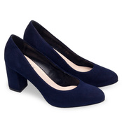 Czółenka damskie Laura Messi 1765 Granatowe