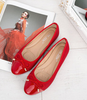 Balerinki damskie Abloom 9988-113 Czerwone