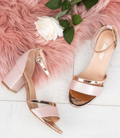 Sandałki damskie Abloom A3076 Szampańskie