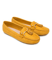 Mokasyny damskie Danic L7183 Żółte