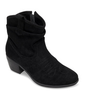 Wegańskie Kowbojki damskie Super Mode 9166 Czarne