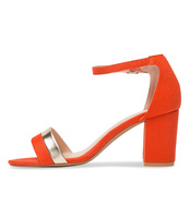 Sandałki damskie Laura Mode QL-110 Pomarańczowe